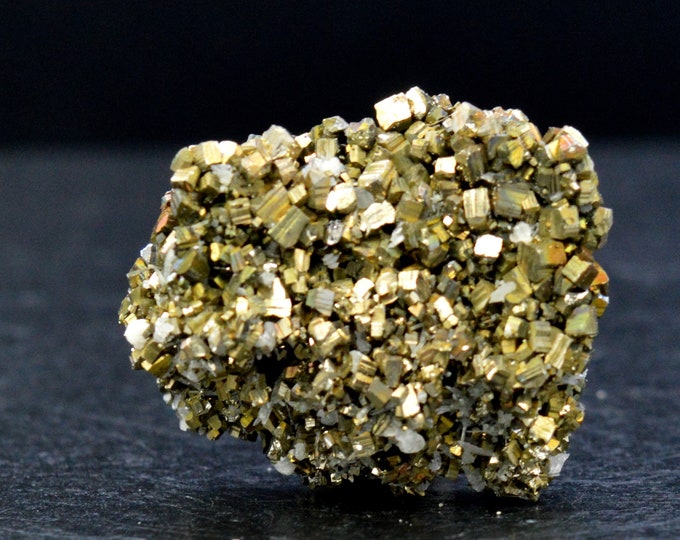 Pyrite & Quartz 17 grams - Madan ore field, Smolyan Province, Bulgaria