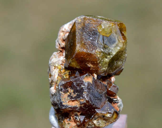 Grossular Garnet & Chlorochlore 18 grams - Sandaré, Sandaré Commune, Nioro du Sahel Circle, Kayes Region, Mali