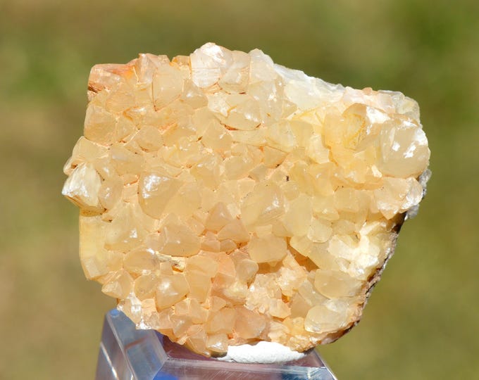 Calcite 62 grams - Limestone quarry, Limont-Fontaine, Maubeuge, Avesnes-sur-Helpe, Nord, Hauts-de-France, France