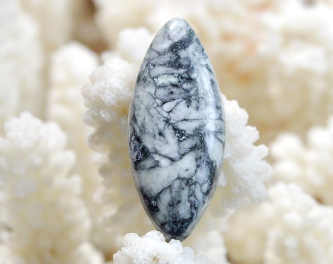 Pinolite 22 carats - natural stone cabochon pendant - Austria / EE41