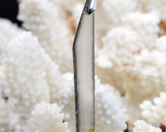 Agate Polyedrique 20 carats - pendentif pierre naturelle - Brésil // DB58