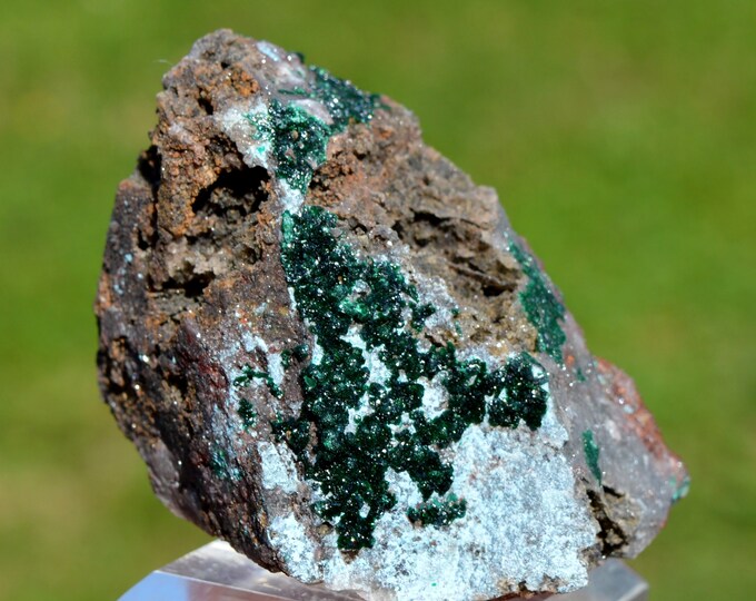 Malachite & Plancheite Quartz 101 grams - Kambove Territory, Haut-Katanga, DR Congo