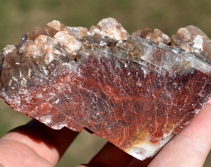 Calcite & Hematite 347 grams - Copeland, Cumbria, England, UK