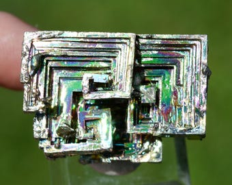 Cristalli metallici di bismuto, 58 grammi - Coltivati in laboratorio