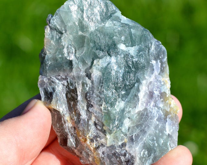 Fluorite 189 grams - La Barre Mine, Saint-Jacques-d'Ambur, Puy-de-Dôme, Auvergne-Rhône-Alpes, France