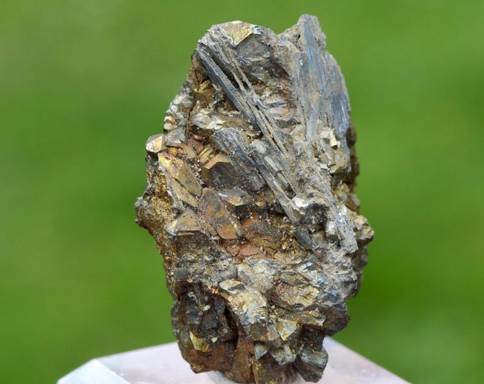 Jamesonite & Pyrite 30 grams - Noche Buena Mine, Mineral de Noche Buena, Melchor Ocampo Municipality, Zacatecas, Mexico