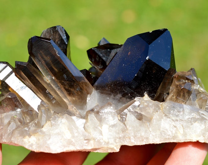 Smoky Quartz 583 grams - Mt Ida, Montgomery County, Arkansas, USA
