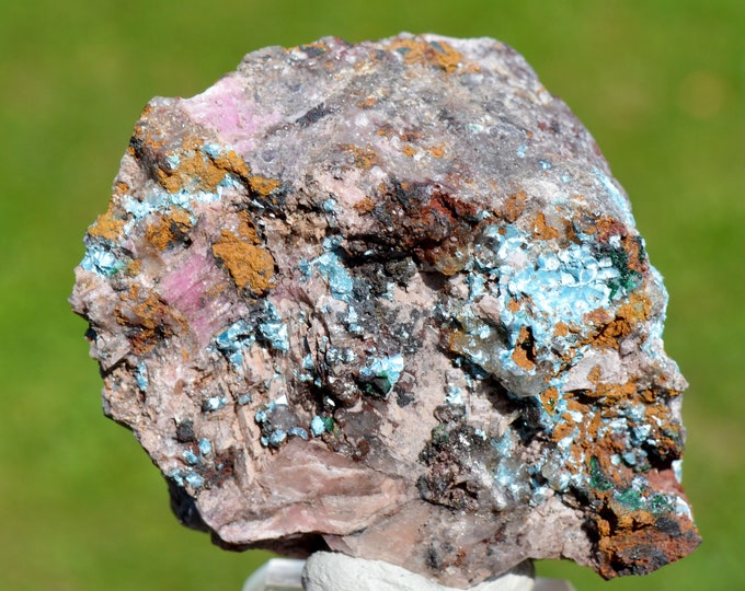 Malachite & plancheite dolomite quartz 184 grams - Kolwezi, Lualaba, DR Congo