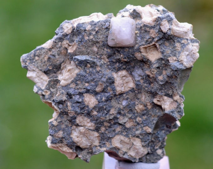 Albite Var. Andesine & Beta Quartz in Esterellite 38 grams - Massif de l'Esterel, Saint Raphael, Var, France