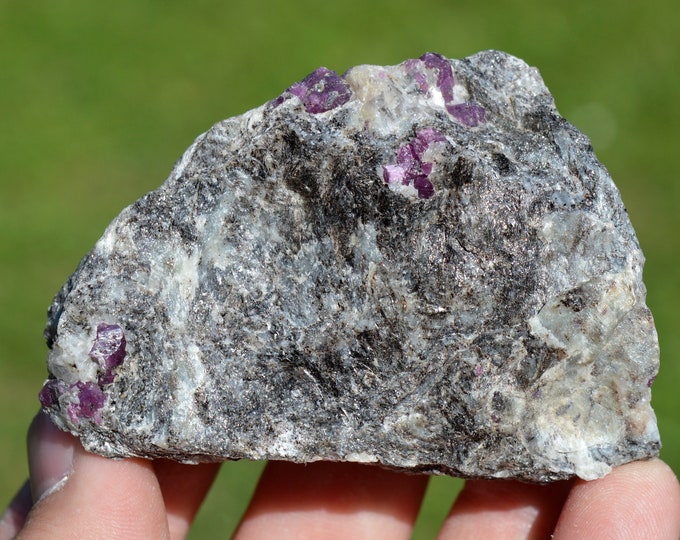 Ruby - 185 grams - Fluorescent - Mysore District, Karnataka, India