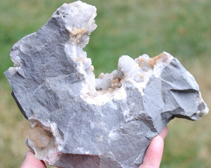 Calcite & Quartz 1300 grams - Anduze, Alès, Gard, Occitanie, France