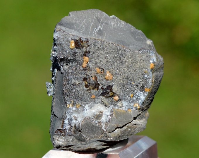 Septaria & Ankerite "Diamond Quartz" 53 grams - Saint Aubert ravine septaria occurrence, Ribiers, Gap, Hautes-Alpes, France