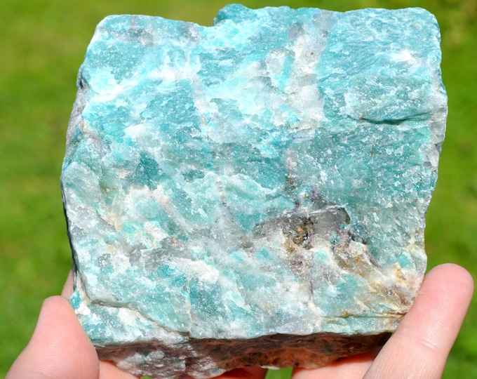 Microcline var. Amazonite & Quartz 566 grams - Fasimena Pegmatite, Fasimena, Ambositra II, Ambositra District, Amoron'i Mania, Madagascar