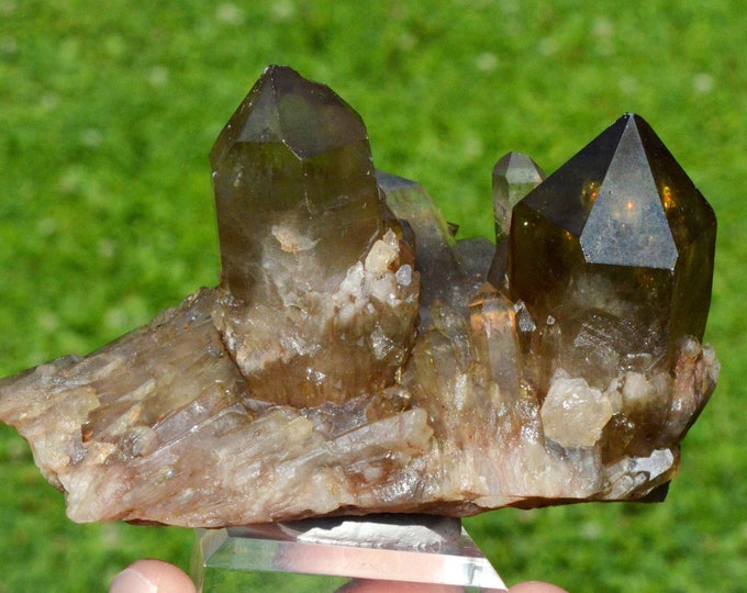 Quartz var. Citrine 284 grams - Quartz occurrence, Luena, Haut-Lomami, DR Congo