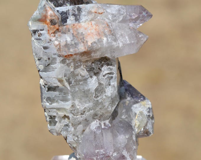 Amethyst & Smoky Quartz 140 grams - Fengjiashan Mine, Daye Co., Huangshi, Hubei, China