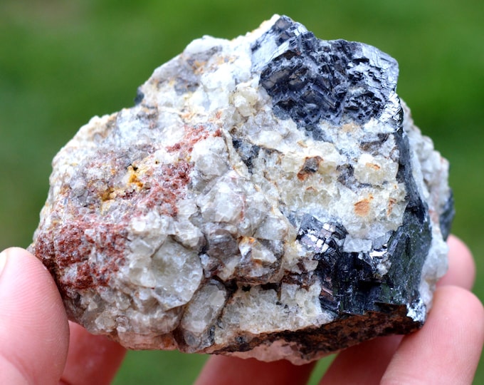 Galena & Quartz 580 grams - L'Argentolle, Saint-Prix, Autun, Saône-et-Loire, Bourgogne-Franche-Comté, France