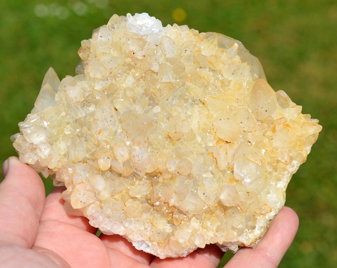 Calcite 550 grams - La Sambre quarry, Landelies, Montigny-le-Tilleul, Hainaut, Wallonia, Belgium