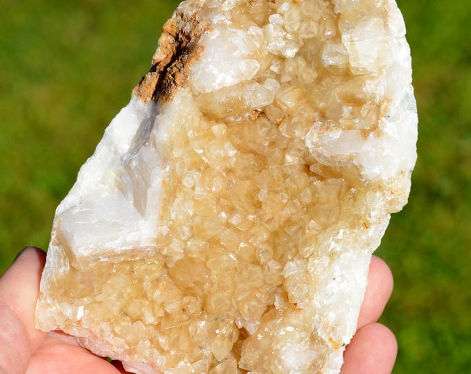 Calcite 700 grams - Calouze, Gijounet, Castres, Tarn, Occitanie, France