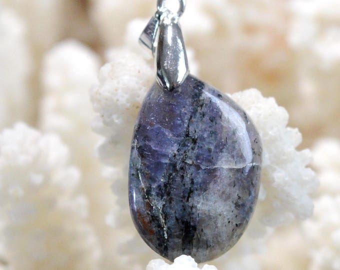 Cordiérite Iolite - 20 carats - pendentif cabochon pierre naturelle - Australie / GB17