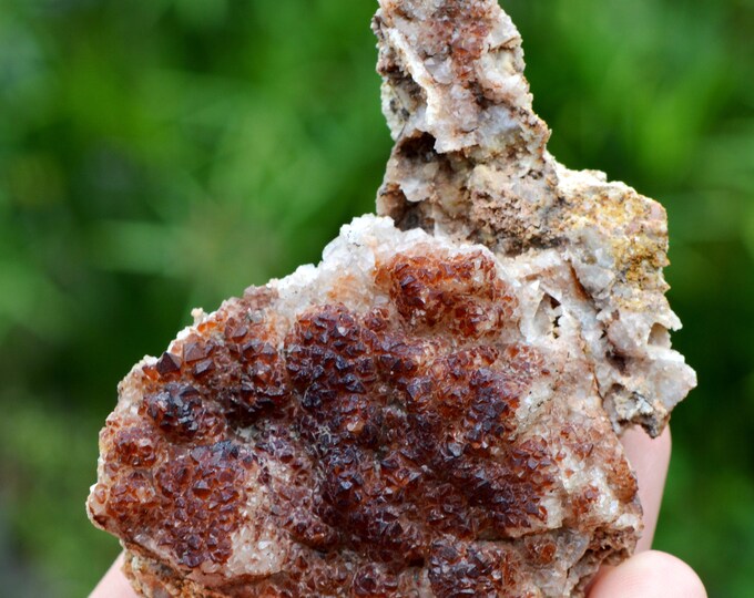 Perimorphic calcite quartz 69 grams - Valzergues, Villefranche-de-Rouergue, Aveyron, Occitanie, France