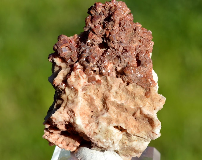 Vanadinite & Baryte 94 grams - Mibladen, Aït Oufella Caïdat, Midelt Cercle, Midelt Province, Drâa-Tafilalet Region, Morocco