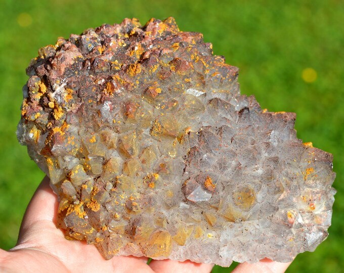 Hematoid Quartz 900 grams - L'Argentolle, Saint-Prix, Saint-Léger-sous-Beuvray, Saône-et-Loire, France