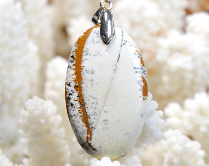 42-carat Landscape Jasper - natural stone cabochon pendant - Namibia / GC84