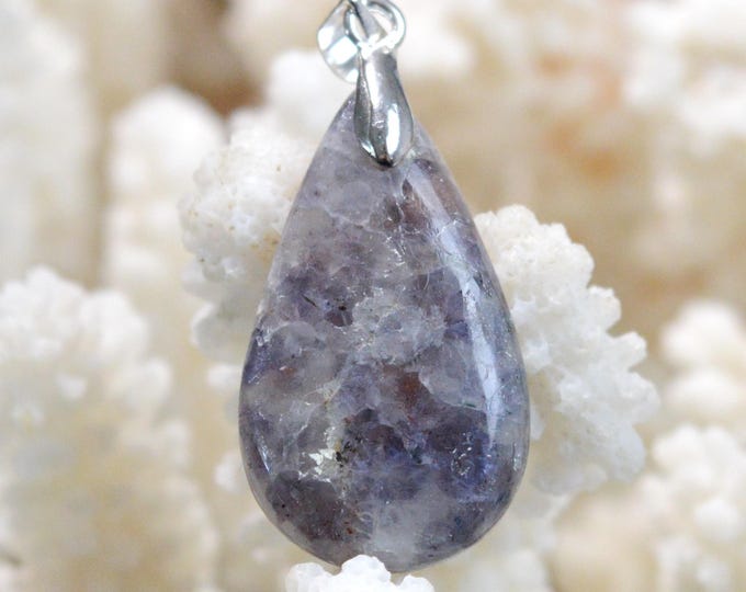 Cordiérite Iolite - 21 carats - pendentif cabochon pierre naturelle - Australie / GB15