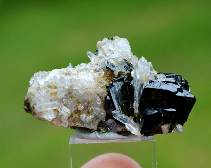 Epidote & Quartz 22 grams - Chamrousse, Grenoble, Isère, Auvergne-Rhône-Alpes, France
