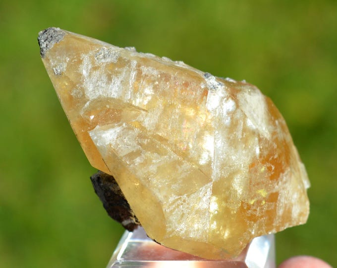 Calcite 82 grams - Glageon, Avesnes-sur-Helpe, Nord, Hauts-de-France, France