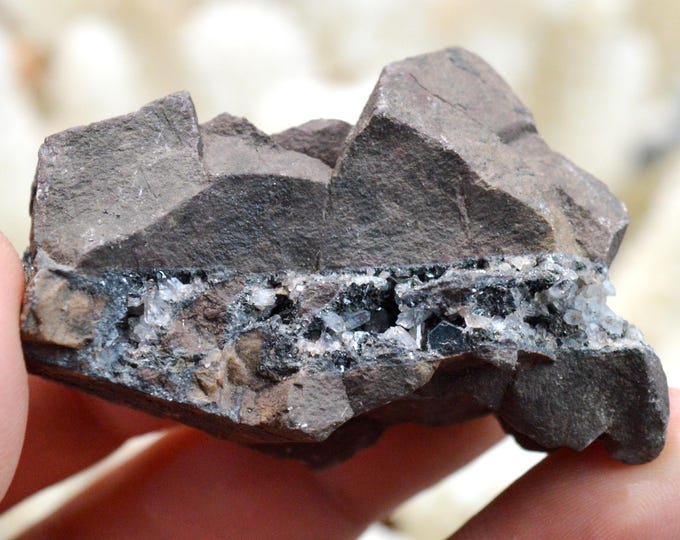 Hematite & Quartz 66 grams - Stahlberg Mountain, Rimbach-près-Masevaux, Thann-Guebwiller, Haut-Rhin, Alsace, France