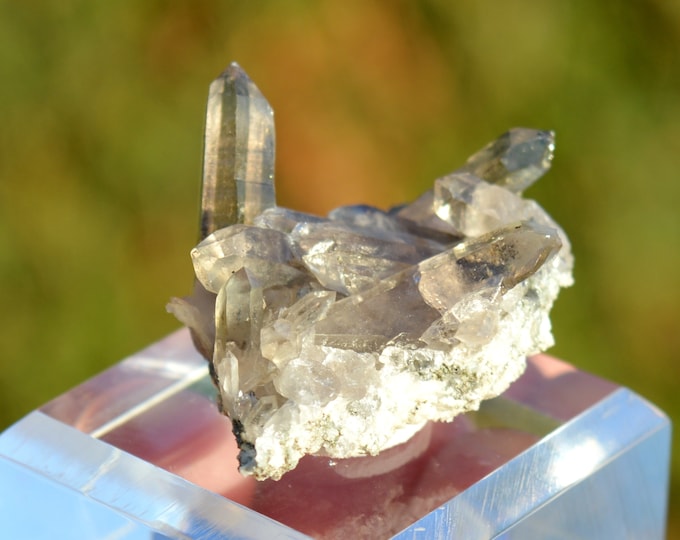 Smoky quartz 14 grams - Minstigertal (Münstigertal), Münster, Goms, Valais, Switzerland