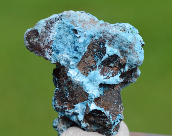 Shattuckite 23 grams - Tantara Mine, Shinkolobwe, Kambove Territory, Haut-Katanga, DR Congo