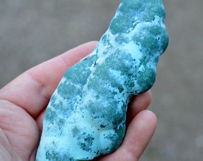 Malachite 415 grams - Mashamba West Mine, Kolwezi mining district, Lualaba, DR Congo
