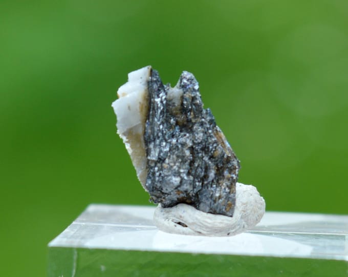 Meneghinite 0.5 grams - Kalkar, Pacific Cement and Aggregate Company quarry, Santa Cruz, Santa Cruz County, California, USA
