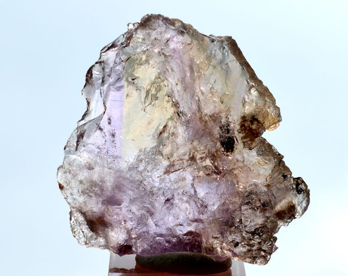 Quartz var. Ametrine 11 grams - Anahi Mine, Puerto Suárez Municipality, Germán Busch Province, Santa Cruz, Bolivia