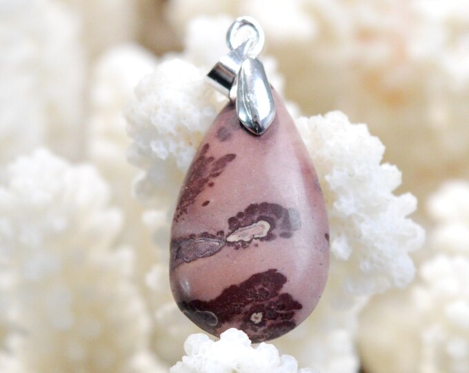 Mookaite 14 carat - natural stone cabochon pendant - Morocco // DQ1