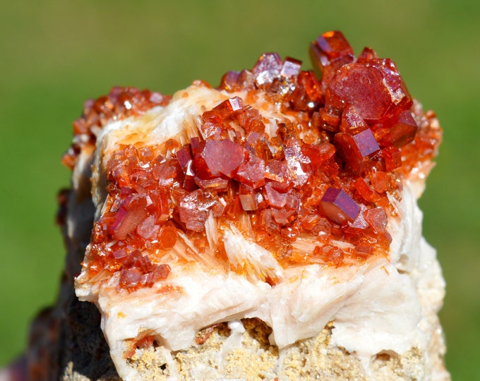 Vanadinite 256 grams - Mibladen, Aït Oufella Caïdat, Midelt Circle, Midelt Province, Drâa-Tafilalet Region, Morocco