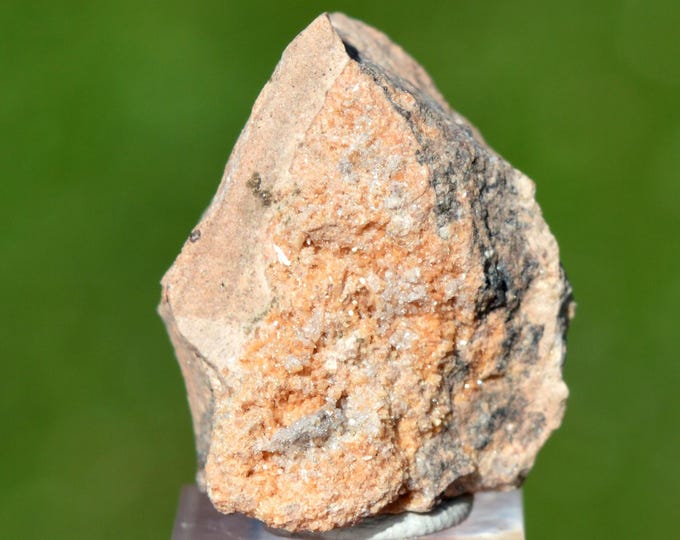 Laumontite & Quartz 10 grams - Livinhac-le-Haut, Villefranche-de-Rouergue, Aveyron, Occitanie, France