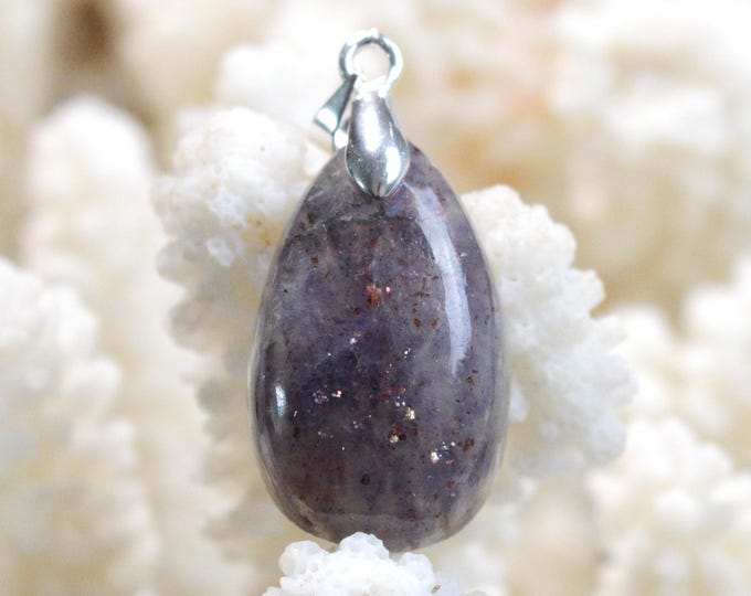 Cordierite Iolite - 23 carats - natural stone cabochon pendant - Australia / FS77