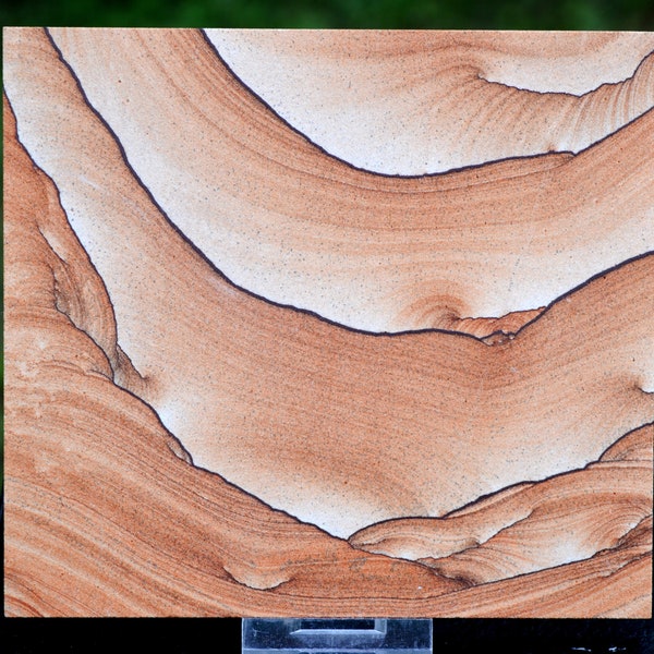 Slice - Stoneware / Sandstone 381 grams - Kanab, Utah, USA - Natural landscape painting interior decoration