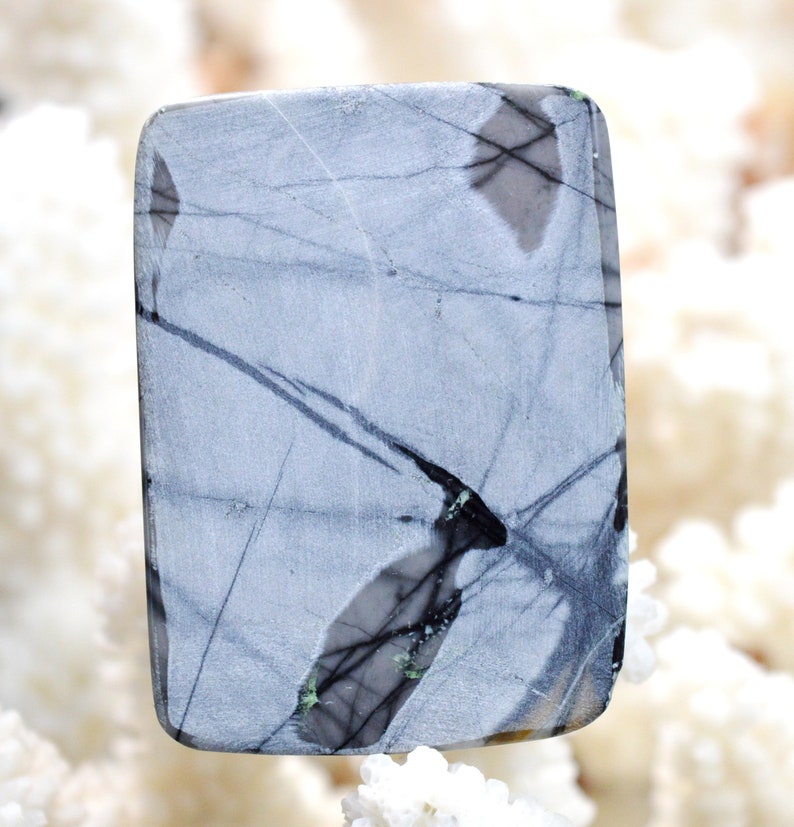 cabochon pierre naturelle Jaspe Picasso 114 carats Utah USA AW67