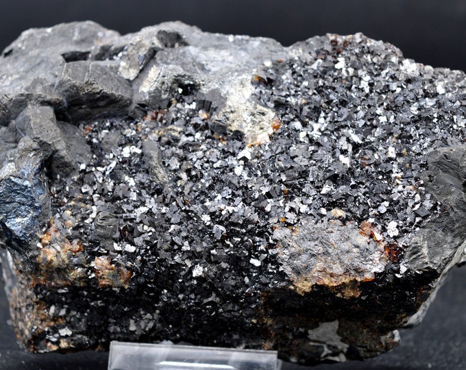 Bournonite & Sphalerite 800 grams - Conduzorgues, Les Malines District, Saint-Laurent-le-Minier, Gard, Occitanie, France