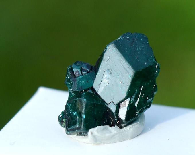 Dioptase 1.8 grams - Tantara Mine, Shinkolobwe, Kambove Territory, Haut-Katanga, DR Congo