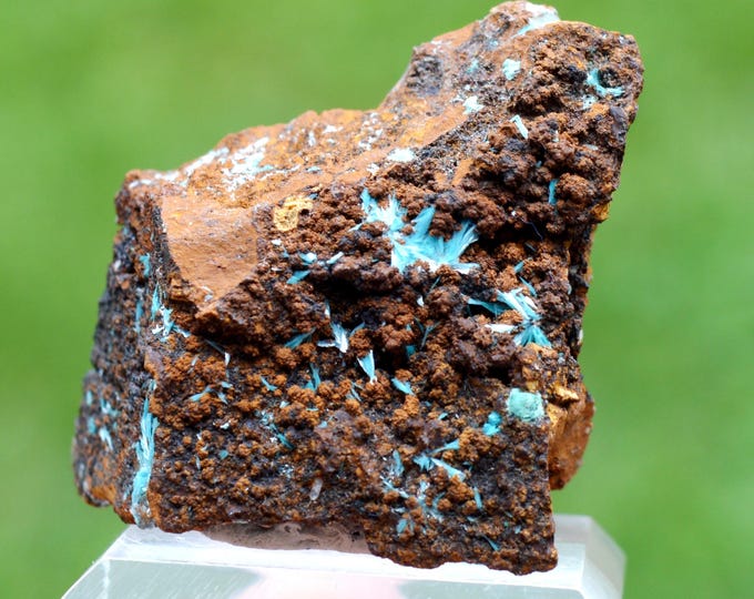 Aurichalcite & Limonite 51 grams - Kipushi Mine, Kipushi, Haut-Katanga, DR Congo