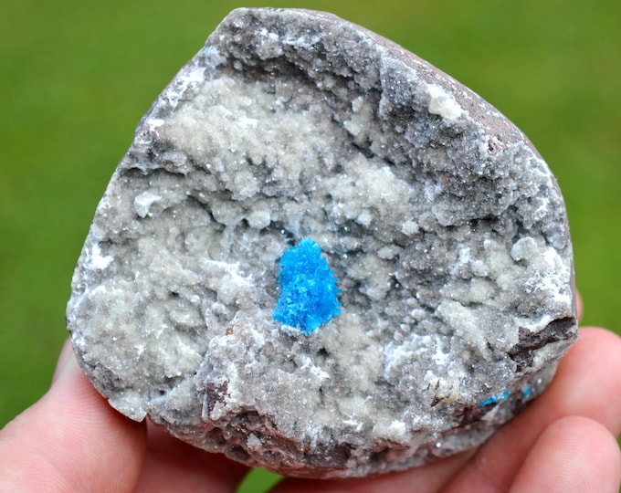 Cavansite & Chalcedony 316 grams - Wagholi Quarries, Wagholi, Pune District, Maharashtra, India