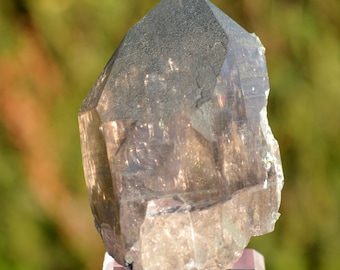 Cuarzo ahumado 168 gramos - Minstigertal (Münstigertal), Münster, Goms, Valais, Suiza