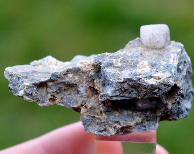 Albite Var. Andesine & Beta Quartz in Esterellite 47 grams - Massif de l'Esterel, Saint Raphael, Var, France