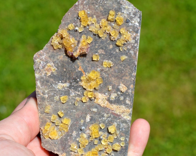 Fluorite 568 grams - Vensat, Riom, Puy-de-Dôme, Auvergne-Rhône-Alpes, France