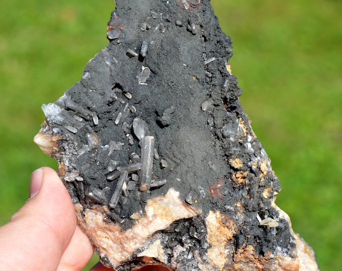 Baryte 590 grams - La Salette, Colombiès, Villefranche-de-Rouergue, Aveyron, Occitanie, France